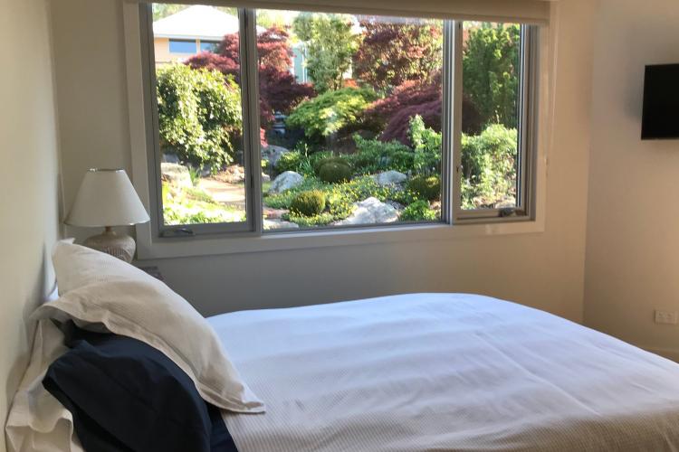 Garden view room